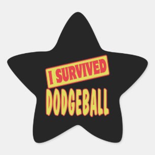 IK OVERVIED DODGEBALL STER STICKER