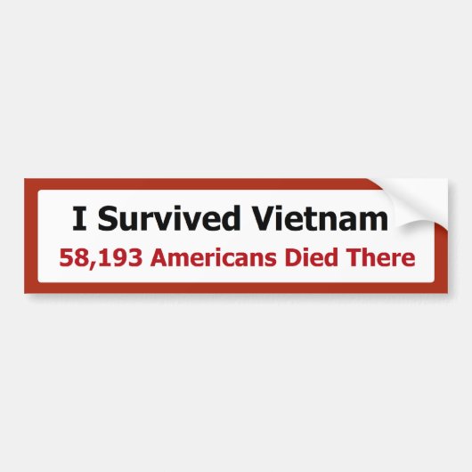 IK OVERVIEDE VIETNAM BUMPERSTICKER (Voorkant)
