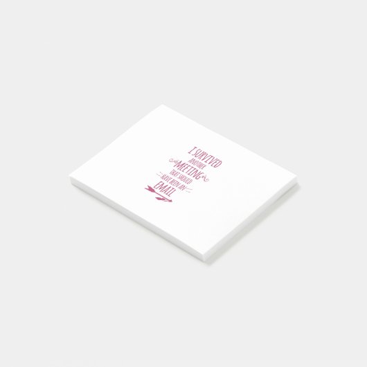 Ik overviel een andere vergadering post-it® notes (Schuin)