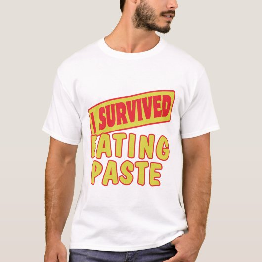 IK OVERVIERDE EAT PASTE T-SHIRT (Voorkant)