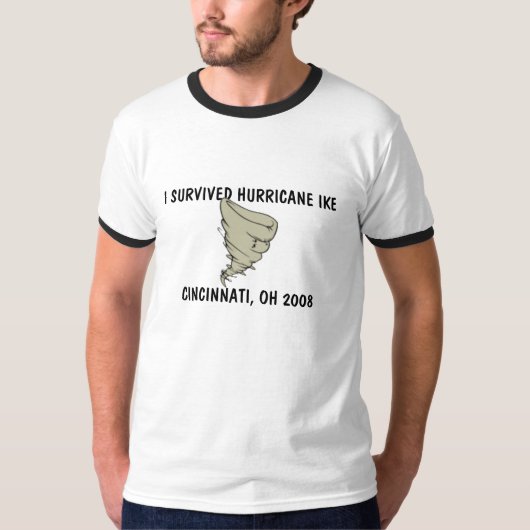 IK OVERVIERDE HURRICANE IKE T-SHIRT (Voorkant)