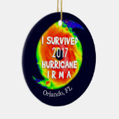 IK OVERVIGDE HURRICANE IRMA OP UW locatie Keramisch Ornament (Rechts)