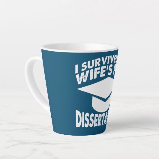 Ik overwon mijn Wifes Dissertation PhD Doctorate Latte Mok (Linkerhoek)