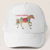 Ik paard in de buurt. Carrousel Pony Trucker Pet (Voorkant)