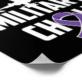 Ik Paars voor de militaire kindermaand 2022 Poster (Hoek)