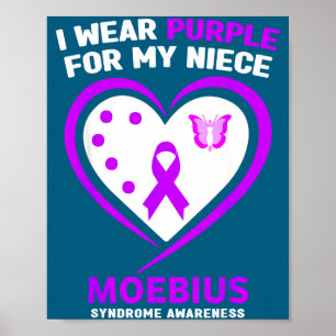 Ik Paarse Niece Moebius Syndroom Bewustzijn Poster