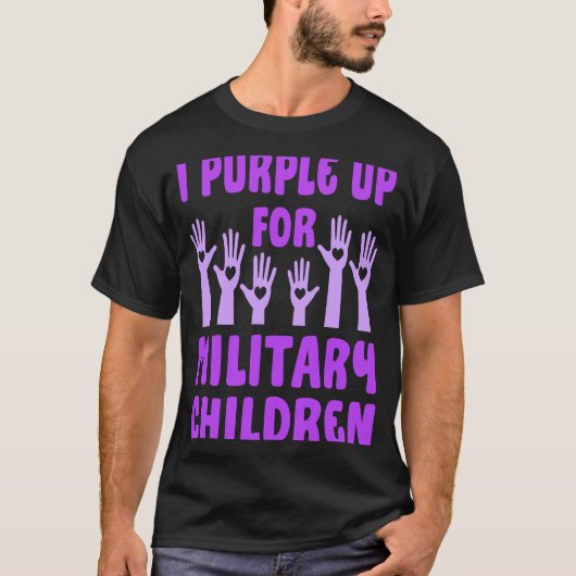 Ik Paarse voor kinderen T-shirt (Voorkant)