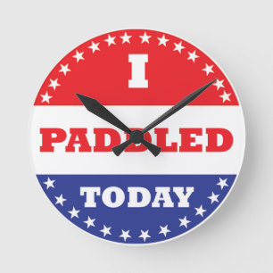 Ik paddelde vandaag ronde klok