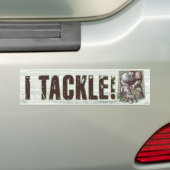 Ik pak het aan! Bumpersticker (Op auto)