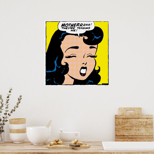 Ik pak me. (grotere afmetingen) poster (Keuken)