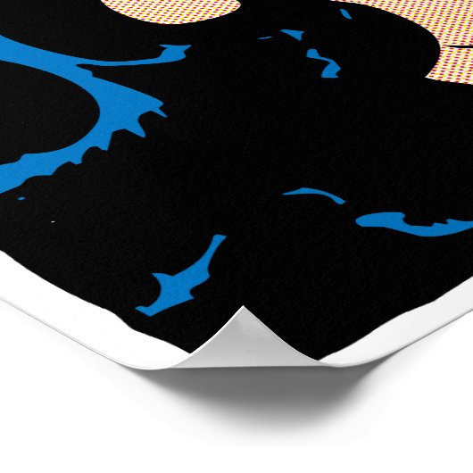 Ik pak me. (kleinere afmetingen) poster (Hoek)