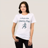 Ik pak snel choreo op Tri-Blend shirt (Voorkant volledig)