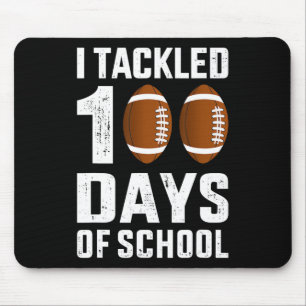 Ik pakte 100 dagen school 100e dag football studie muismat
