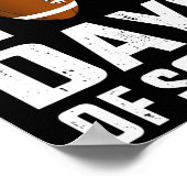 Ik pakte 100 dagen school 100e dag football studie poster (Hoek)