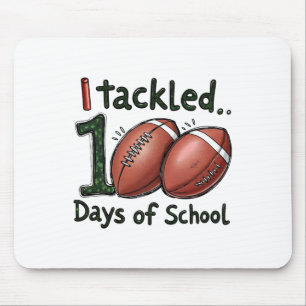 Ik pakte 100 dagen schoolvoetbal 100e dag student muismat