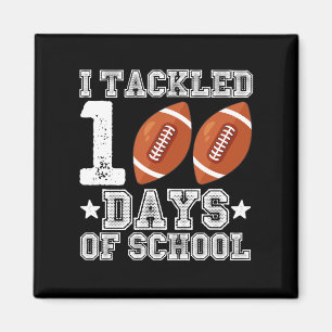 Ik pakte 100 dagen schoolvoetbal aan magneet