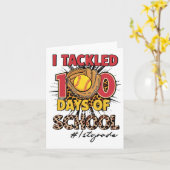 Ik pakte 100 dagen van 1e klas Softbyll Leopard K Kaart (Gele Bloem)