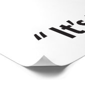 Ik pakte een verkeerde tas, wasgrap,  poster (Hoek)