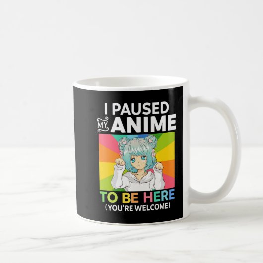 Ik pakte mijn anim om hier te zijn... koffiemok (Rechts)