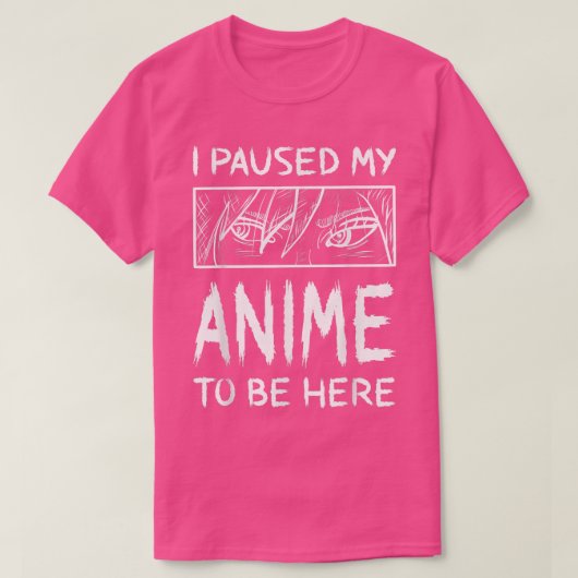 Ik pakte mijn Anime om hier Anime te zijn T-shirt (Design voorkant)