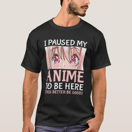 Ik pakte mijn Anime om hier Otaku Anime te zijn T-shirt (Voorkant)