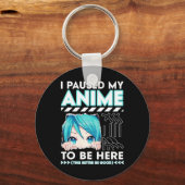 Ik pakte mijn dier om hier te zijn... tieneranimat sleutelhanger (Voorkant)