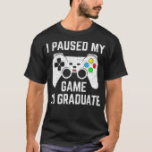 ik pakte mijn game om 2021 afstuderen video te afs t-shirt (Voorkant)
