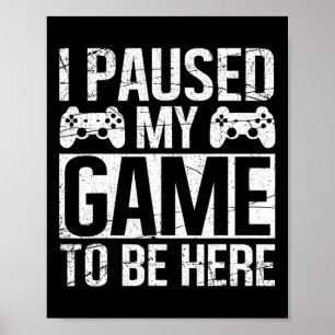 Ik pakte mijn game om hier te zijn voor videokanss poster