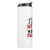 Ik pakte mijn show hiervoor. thermosbeker (Gedraaid links)