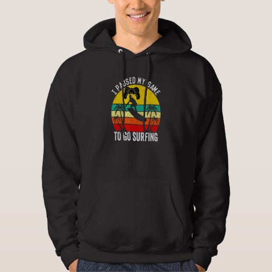 Ik pakte mijn Spaarsurfer-strand tijdens zomervaka Hoodie (Voorkant)