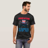 Ik pakte mijn spel om 4 juli jongstleden te vieren t-shirt (Voorkant volledig)