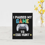 Ik pakte mijn spel om hap-paasen-bij-te-lopen. kaart (Gele Bloem)