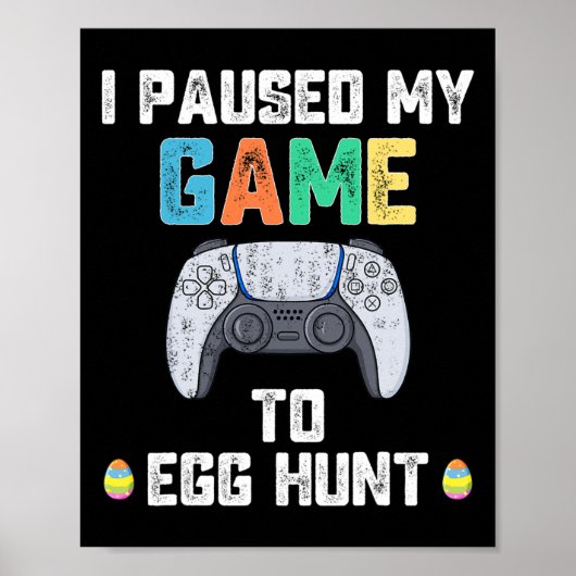 Ik pakte mijn spel om hap-paasen-bij-te-lopen. poster (Voorkant)