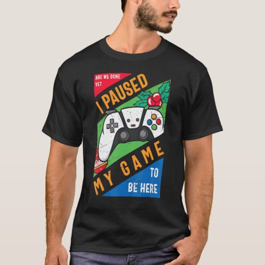 Ik pakte mijn spel om hier grafisch Sarcastisch te T-shirt (Voorkant)