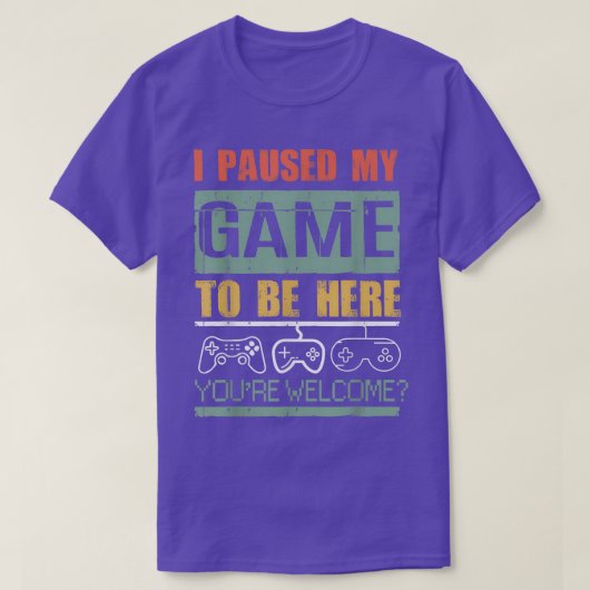 Ik pakte mijn spel om hier Mannen jongens te zijn. T-shirt (Design voorkant)