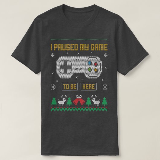Ik pakte mijn spel om hier te spelen met een lelij t-shirt (Design voorkant)