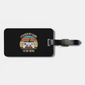 Ik pakte mijn spel om hier te zijn bagagelabel (Achterkant horizontaal)