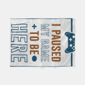Ik pakte mijn spel om hier te zijn fleece deken (Voorkant (Horizontaal))