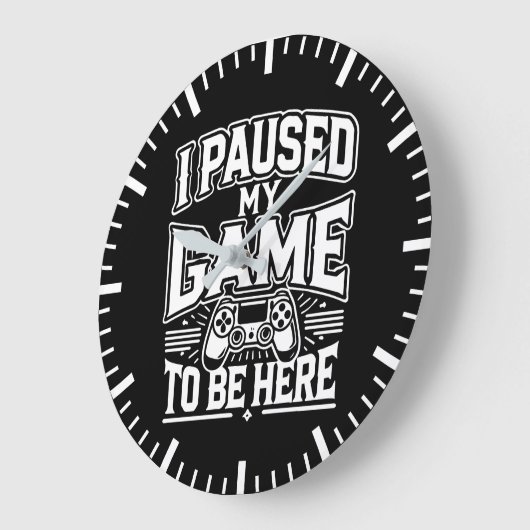 Ik pakte mijn spel om hier te zijn - grappige game grote klok (Hoek)