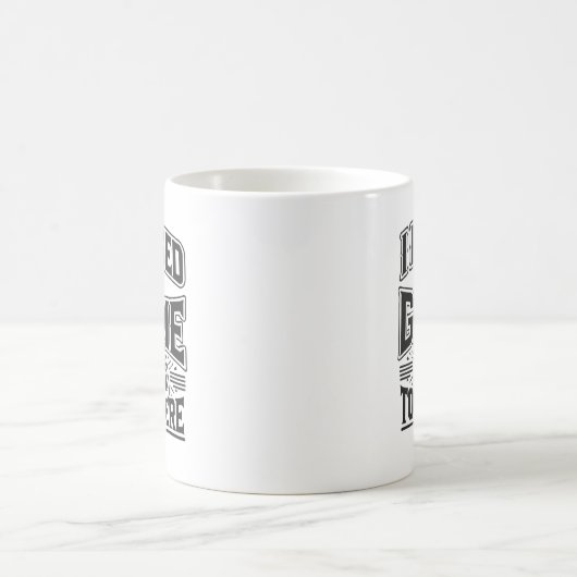 Ik pakte mijn spel om hier te zijn - grappige game koffiemok (Center)