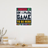 Ik pakte mijn spel om hier te zijn... grappige vid poster (Keuken)