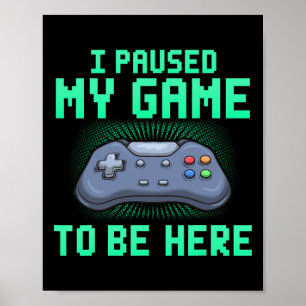 Ik pakte mijn spel om hier te zijn grappige video  poster
