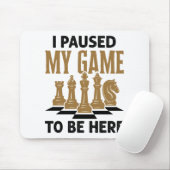 Ik pakte mijn spel om hier te zijn. muismat (Met muis)