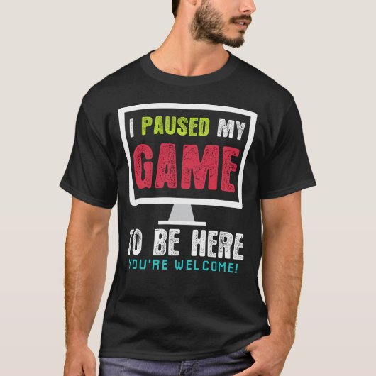 Ik pakte mijn spel om hier te zijn, shirt (Voorkant)