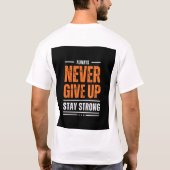 Ik pakte mijn spel om hier te zijn t-shirt (Achterkant)