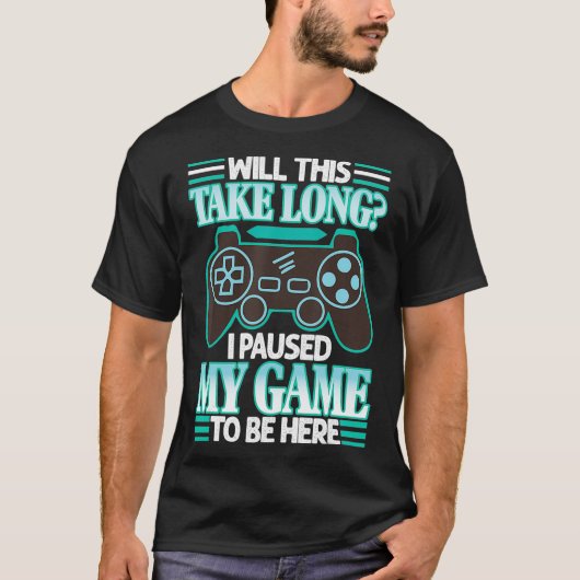 Ik pakte mijn spel om hier te zijn t-shirt (Voorkant)