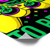 Ik pakte mijn spel om hier te zijn voor een videog poster (Hoek)