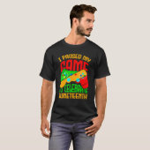 Ik pakte mijn spel om Juneteeth Black vrij te vier T-shirt (Voorkant volledig)