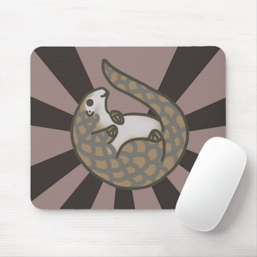 Ik ❤ Pangolins Mousepad Muismat (Met muis)