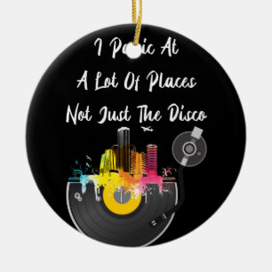 Ik paniek op veel plaatsen, niet alleen op de disc keramisch ornament